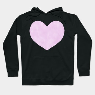 Watercolor Hearts - Lilac Purple Palette Hoodie